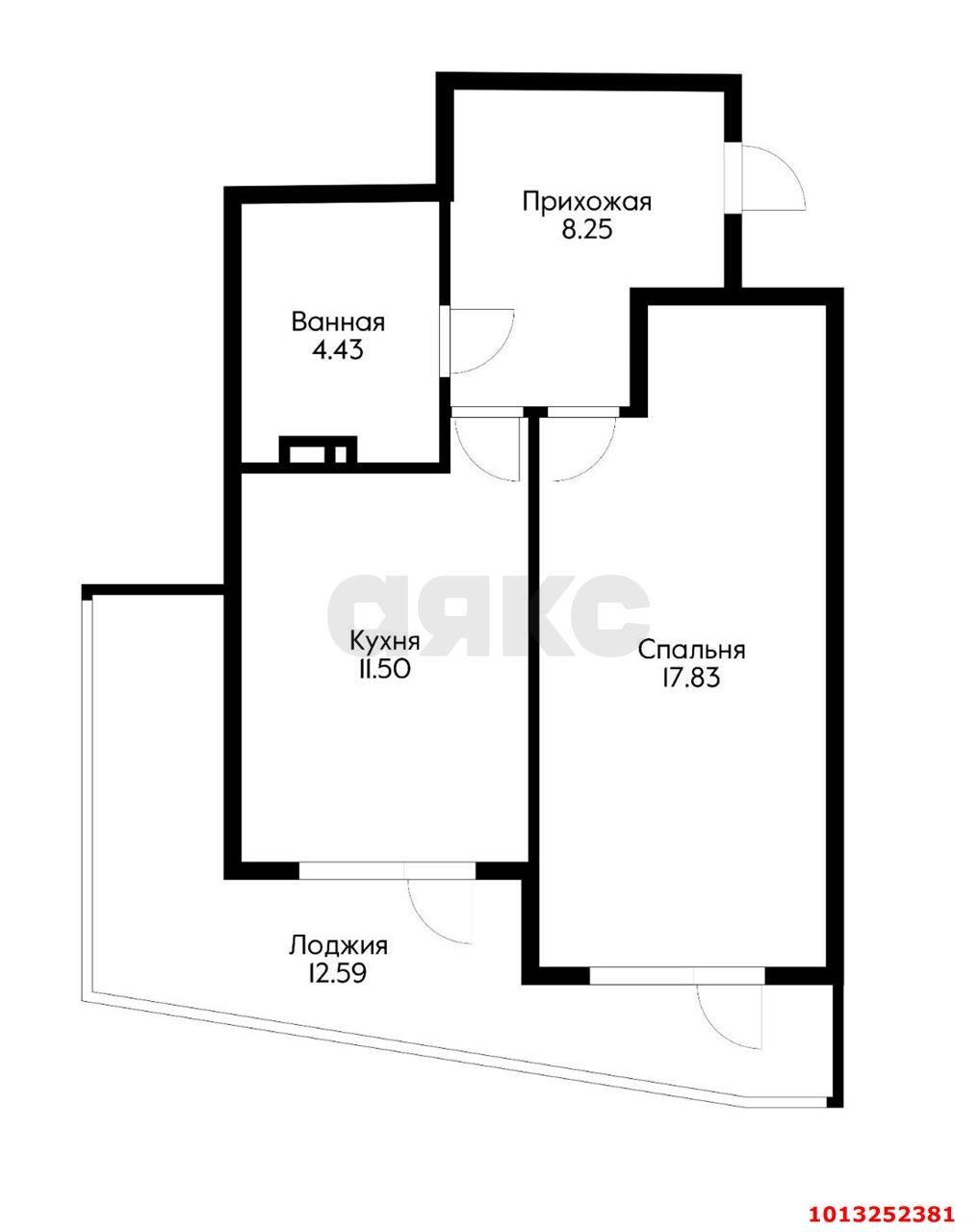 Фото №14: 1-комнатная квартира 55 м² - Краснодар, жилой комплекс Дуэт, ул. Душистая, 77