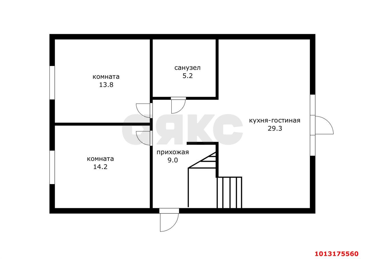 Фото №3: Дом 71&nbsp;м² + 7.5&nbsp;сот., 1&nbsp;эт. - Козет, ул. Убыхская, 5