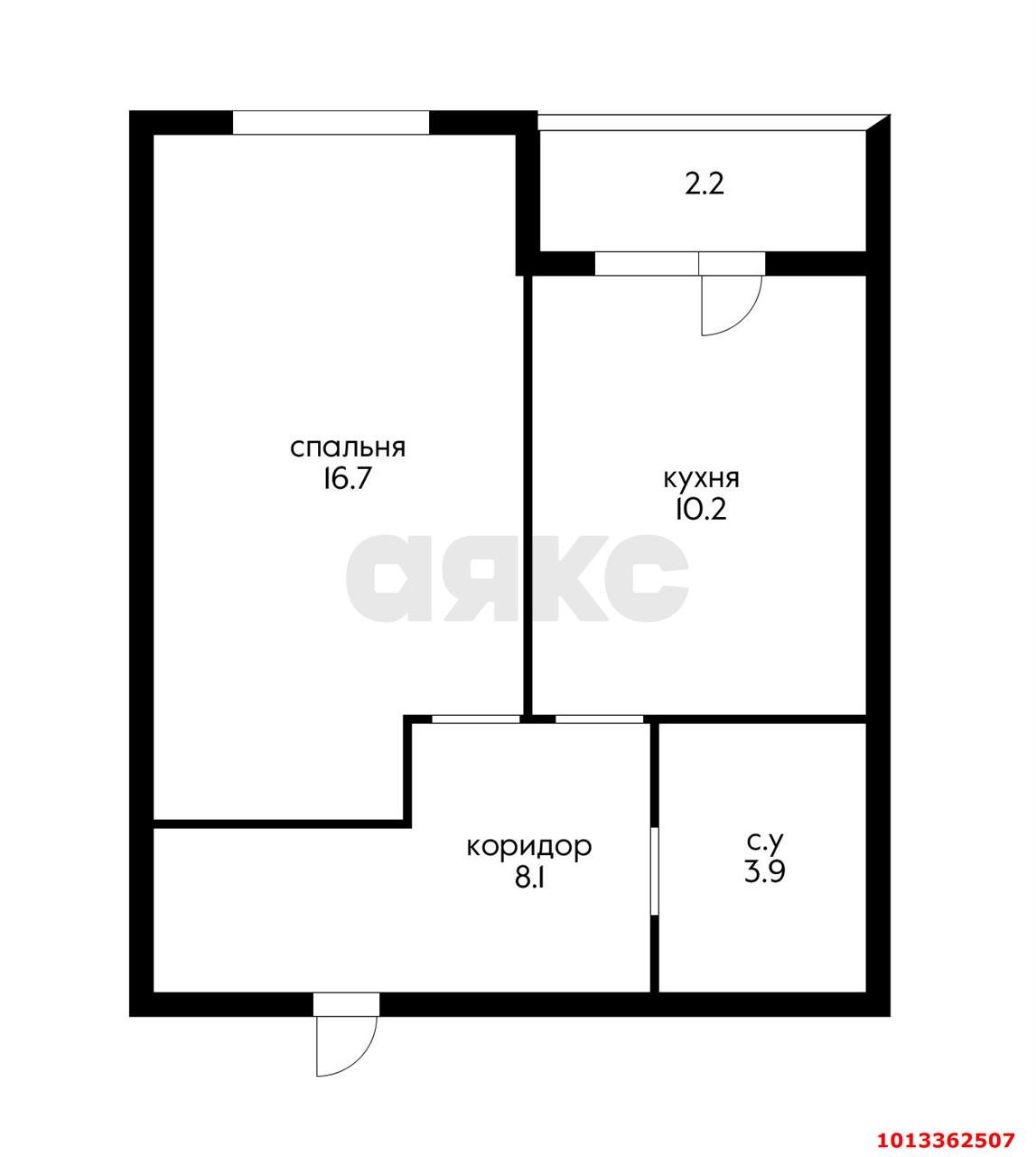 Фото №13: 1-комнатная квартира 41 м² - Знаменский, жилой комплекс Знаменский, ул. Первомайская, 4Ак1