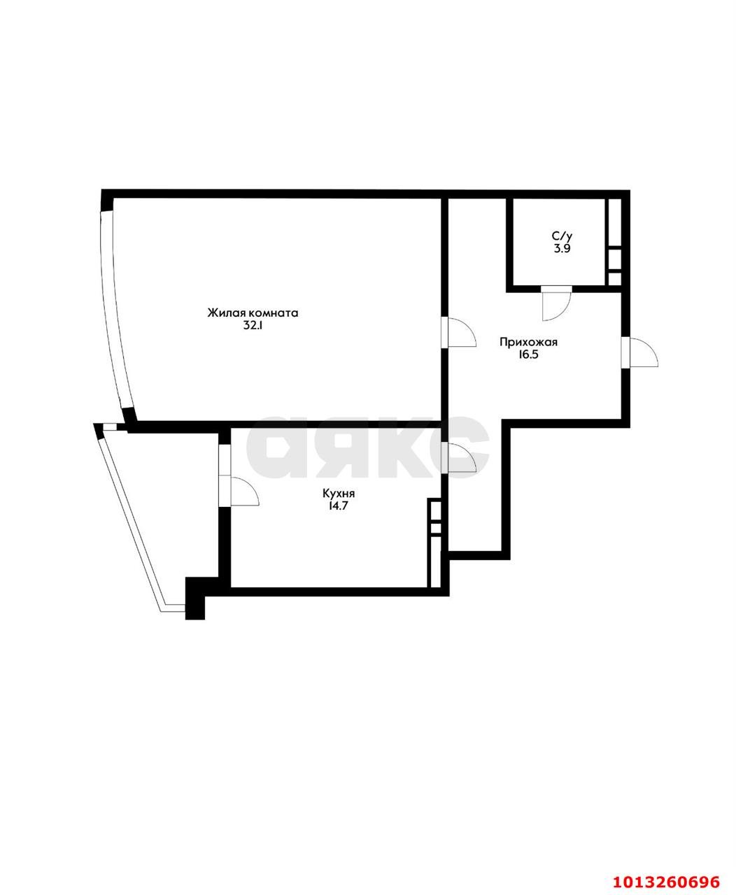 Фото №3: 1-комнатная квартира 71 м² - Краснодар, жилой комплекс Ривьера, ул. Московская, 57/1