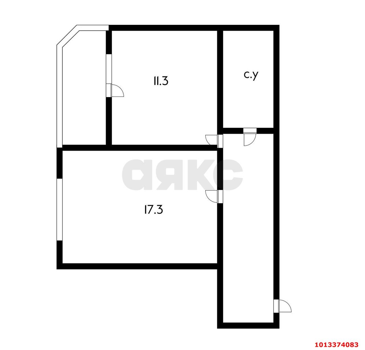 Фото №6: 1-комнатная квартира 45 м² - Краснодар, жилой комплекс Авиатор, ул. имени Валерия Гассия, 2