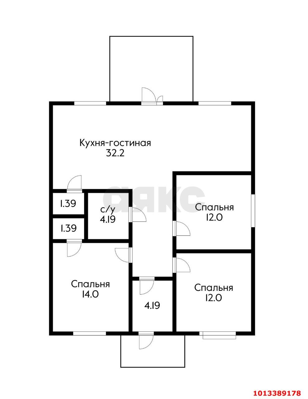 Фото №16: Дом 87 м² + 4 сот. - СНТ Радуга, Прикубанский внутригородской округ, ул. 1-я Береговая, 345/1