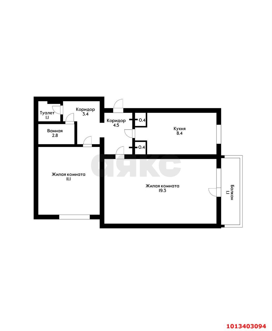 Фото №12: 2-комнатная квартира 52 м² - Краснодар, Комсомольский, ул. Уральская, 188