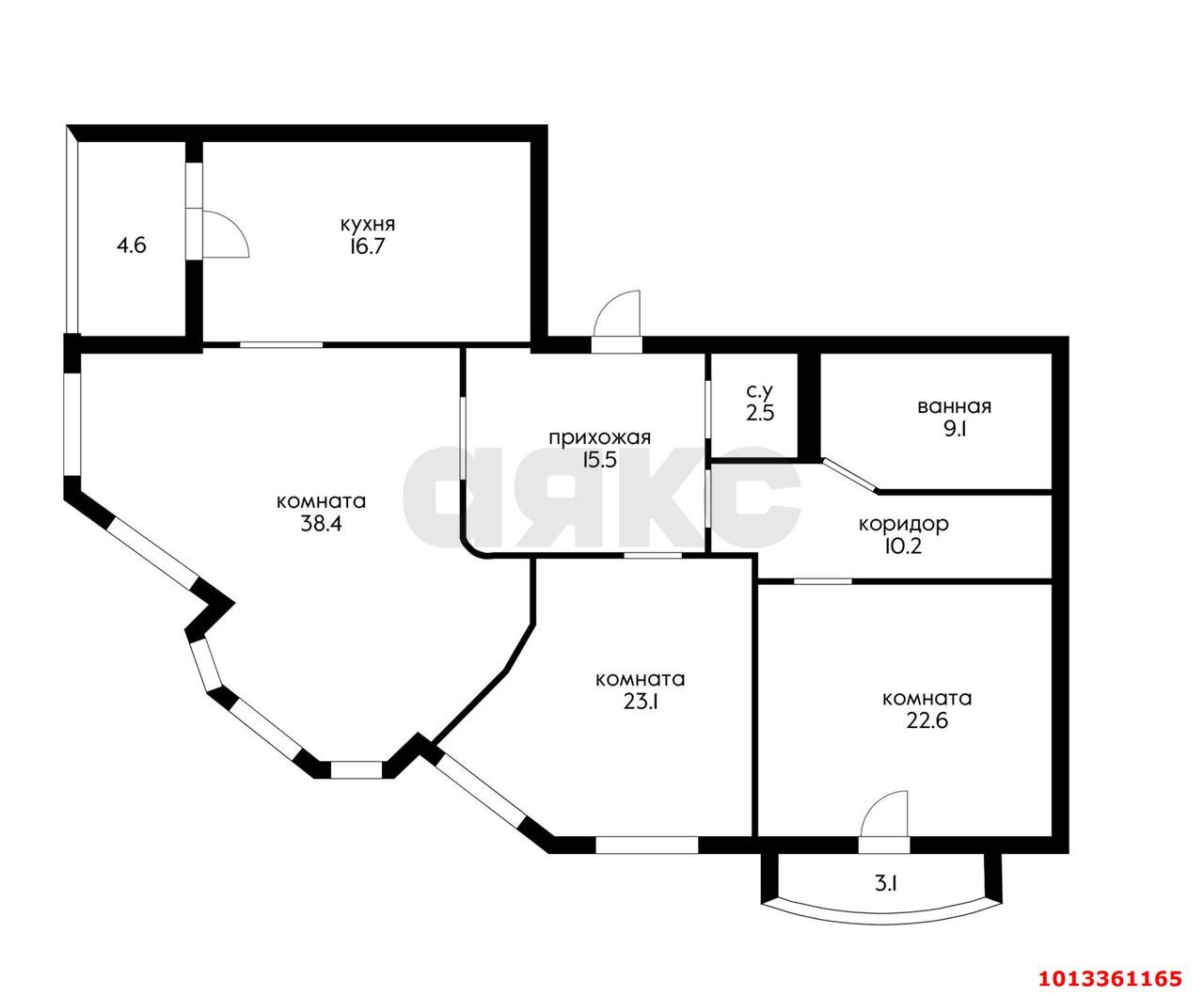 Фото №15: 3-комнатная квартира 145 м² - Краснодар, Центральный, ул. Октябрьская, 74