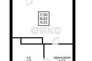 Фото №3: Студия 17 м² - Краснодар, мкр. Светлоград, ул. Красных Партизан, 1/4к3