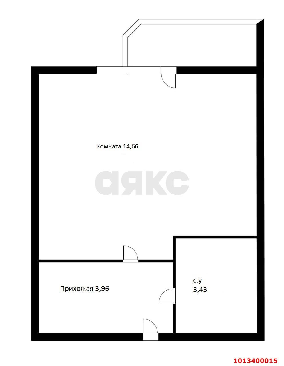 Фото №14: Студия 22&nbsp;м², 8/9&nbsp;эт. - Краснодар, Прикубанский внутригородской округ, мкр. жилой комплекс Дыхание, ул. Лётчика Позднякова, 2к6