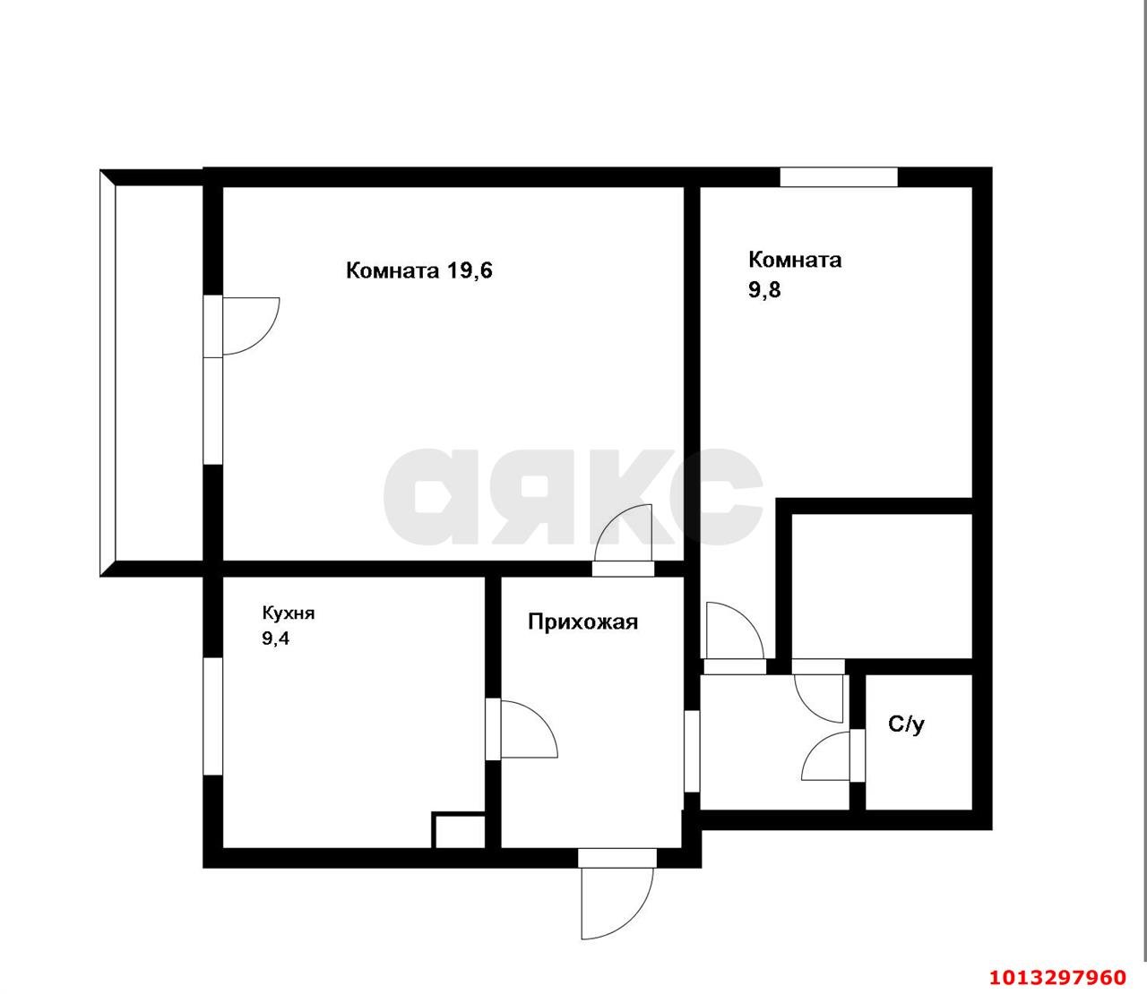 Фото №20: 2-комнатная квартира 52 м² - Краснодар, Хлопчато-бумажный Комбинат, ул. Уральская, 81Б