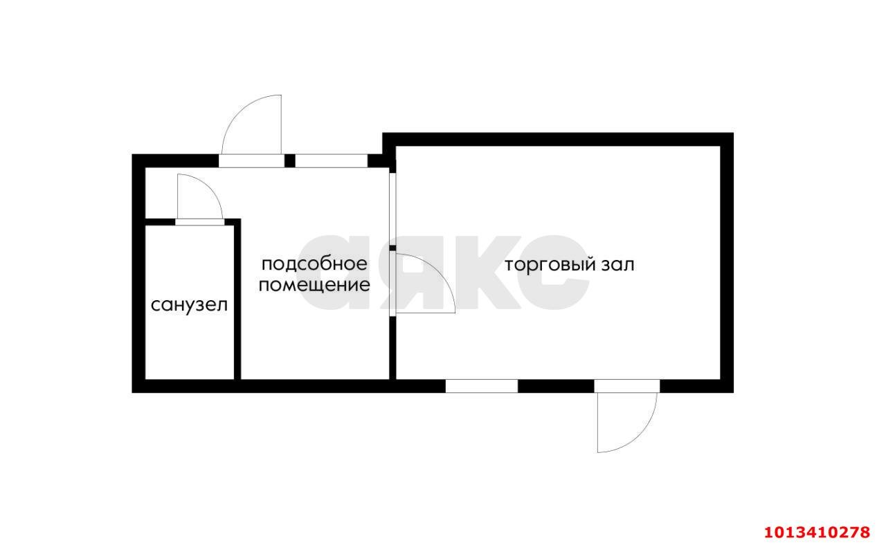 Фото №5: Торговое помещение 40 м² - Краснодар, Западный внутригородской округ, ул. Рашпилевская, 60