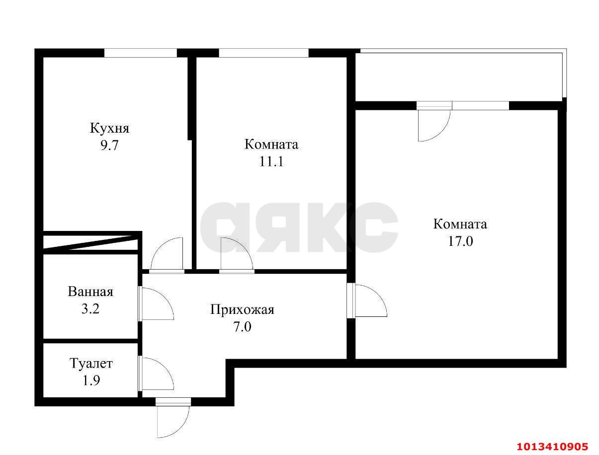 Фото №12: 2-комнатная квартира 55 м² - Краснодар, жилой комплекс Рекорд, ул. Новороссийская, 90/2к2