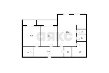 Фото №1: 3-комнатная квартира 92 м² - Краснодар, мкр. Западный внутригородской округ, ул. имени Дзержинского, 26/1