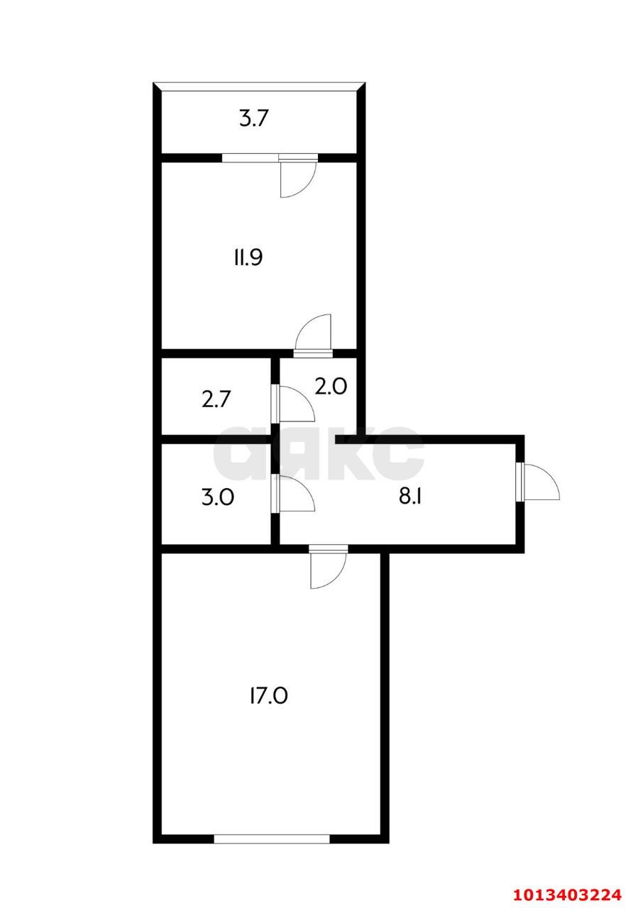 Фото №10: 1-комнатная квартира 48 м² - Краснодар, Московский, ул. им. Артюшкова В.Д., 19