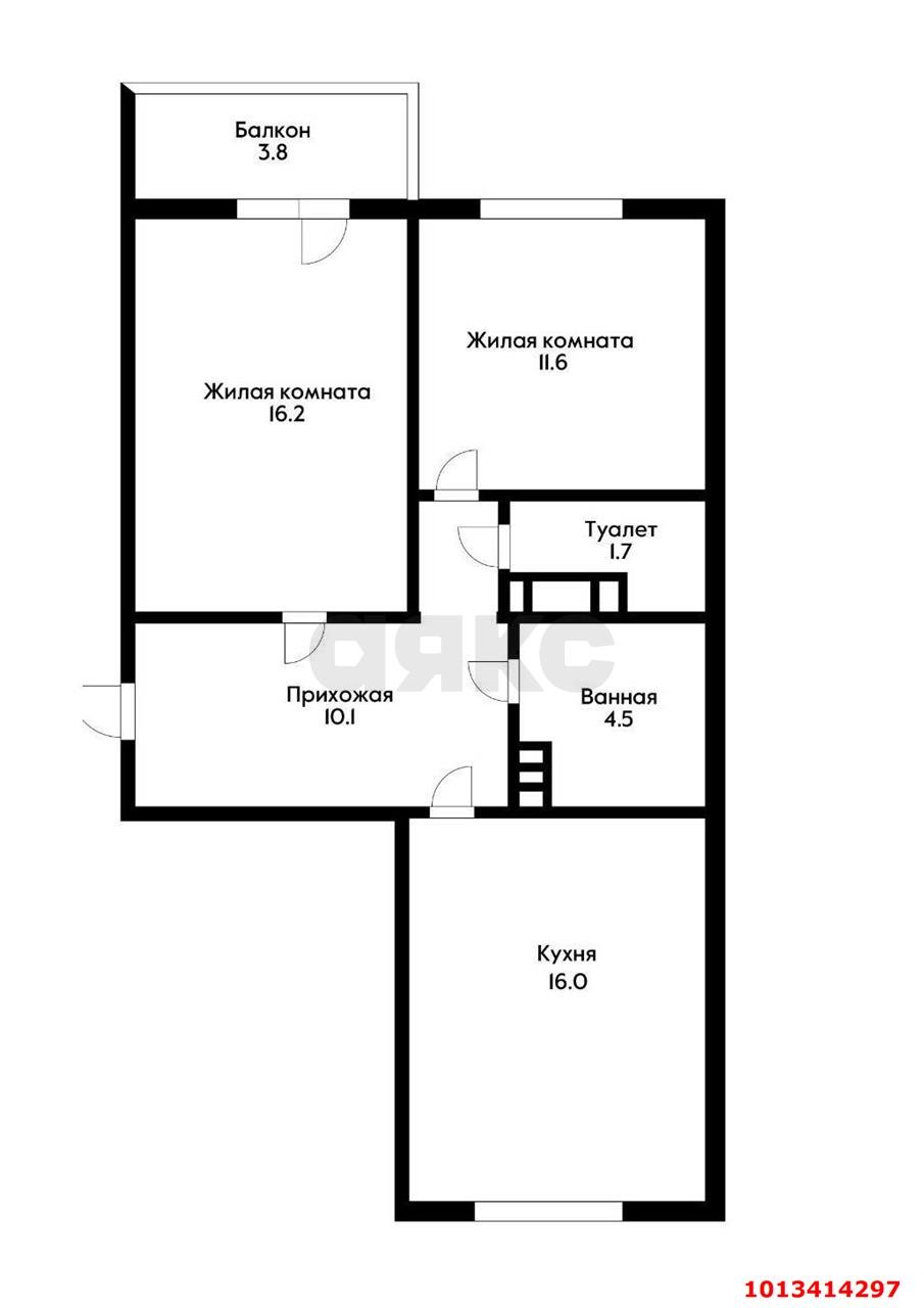 Фото №10: 2-комнатная квартира 66 м² - Краснодар, Новый, ул. 9-я Тихая, 5