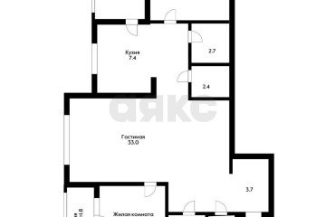 Фото №3: 3-комнатная квартира 72 м² - Краснодар, мкр. жилой комплекс Титаны, б-р Адмирала Пустошкина, 11/2