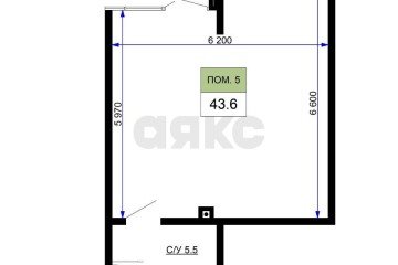 Фото №3: Торговое помещение 44 м² - Краснодар, мкр. жилой комплекс Дыхание, 