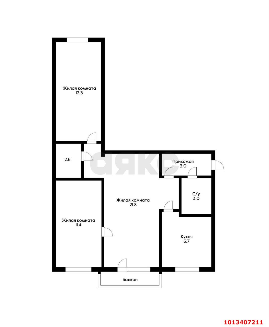 Фото №8: 3-комнатная квартира 49 м² - Усть-Лабинск, ул. Ленина, 61