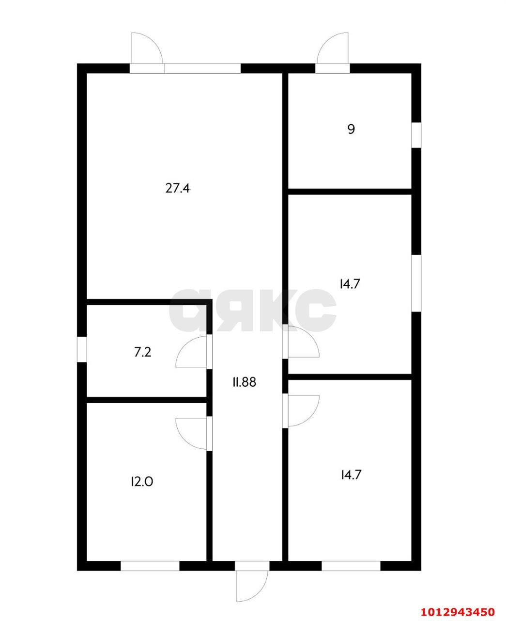 Фото №3: Дом 97 м² + 5.3 сот. - Красносельское, ул. Садовая, 30