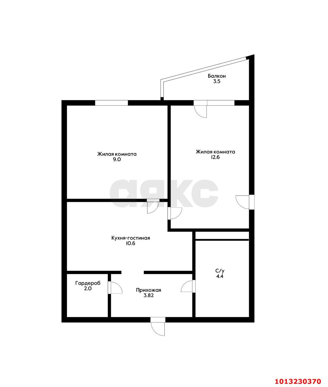 Фото №17: 2-комнатная квартира 45 м² - Краснодар, жилой комплекс Валентина, ул. имени Дзержинского, 64/2