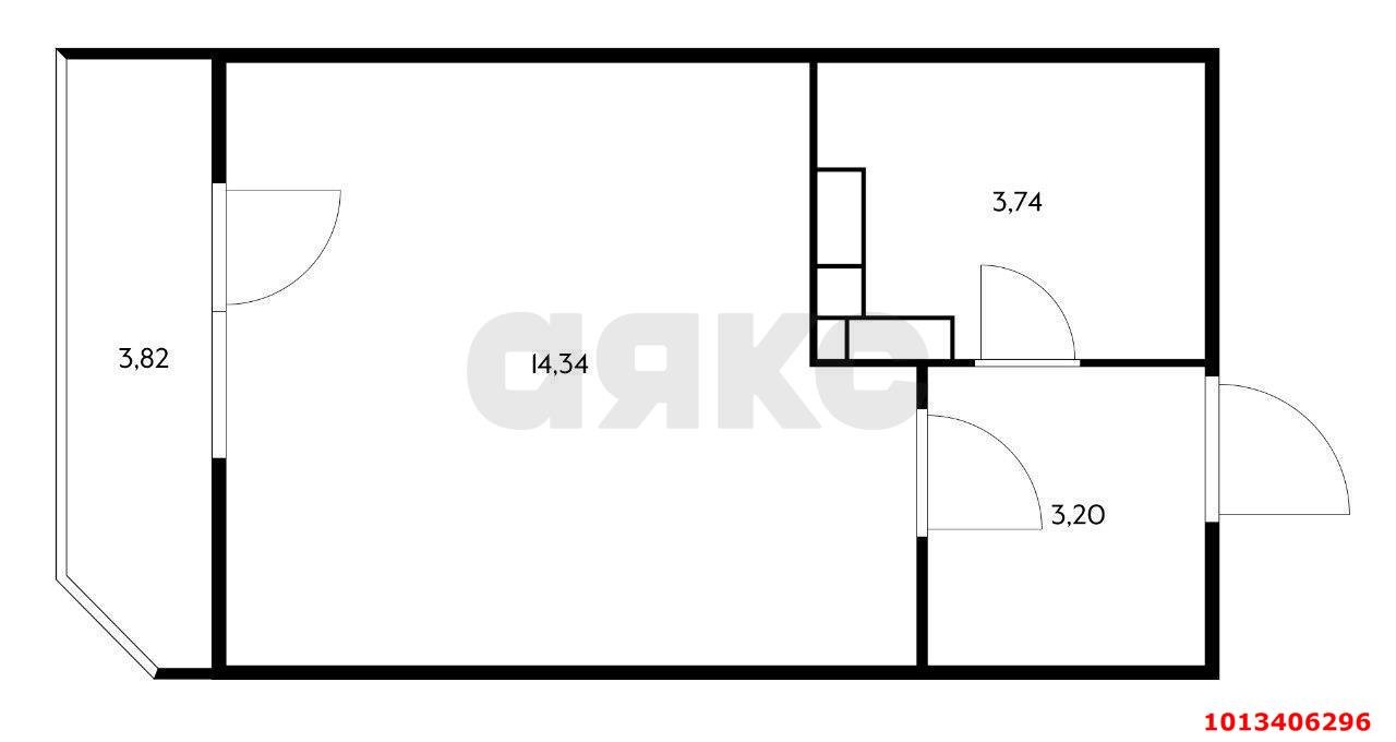 Фото №8: Студия 23 м² - Краснодар, жилой комплекс Ural, 