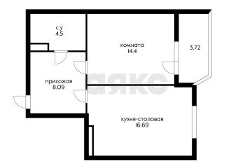 Фото №5: 1-комнатная квартира 47 м² - Краснодар, мкр. жилой комплекс Ural, ул. Уральская, 87/7