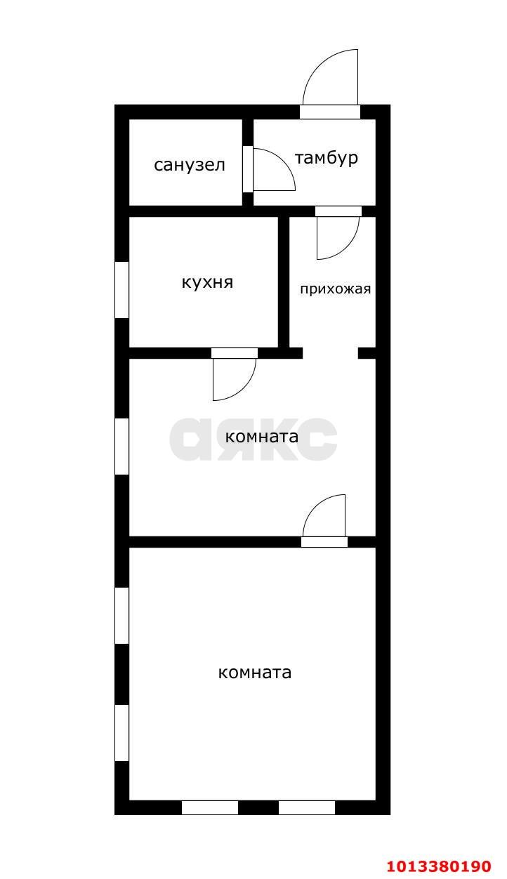 Фото №2: Часть дома 48 м² + 2.14 сот. - Яблоновский, ул. Чибийская, 14