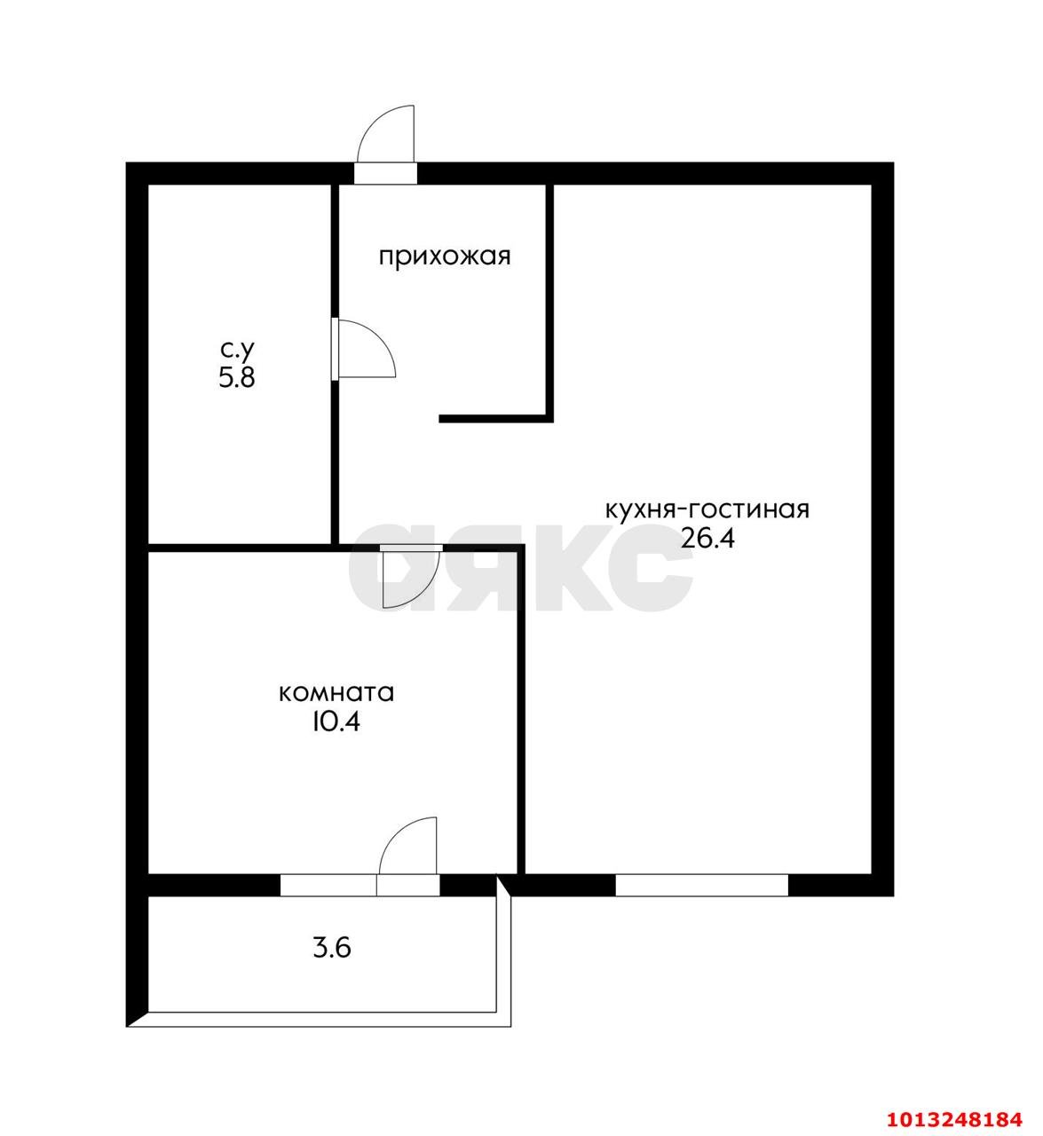 Фото №20: 1-комнатная квартира 47 м² - Краснодар, жилой комплекс Премьера, ул. Автолюбителей, 1/7к4