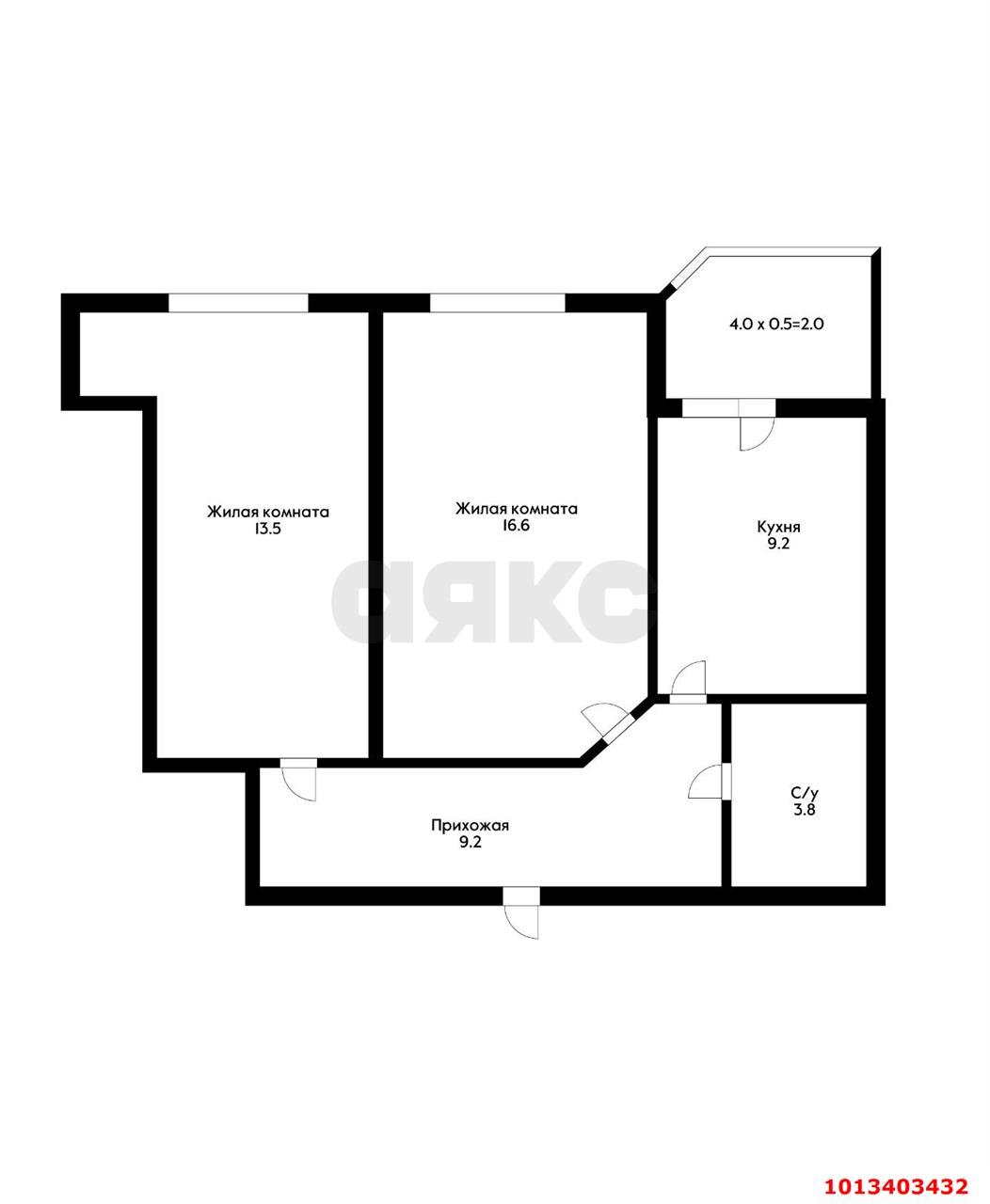 Фото №11: 2-комнатная квартира 54 м² - Краснодар, жилой комплекс Прованс, ул. Генерала Петрова