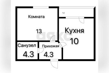 Фото №1: 1-комнатная квартира 26 м² - Краснодар, мкр. Светлоград, ул. Красных Партизан, 1/3к4