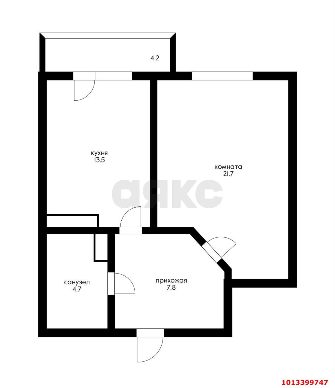 Фото №17: 1-комнатная квартира 50 м² - Краснодар, Кожзавод, ул. Володи Головатого, 172