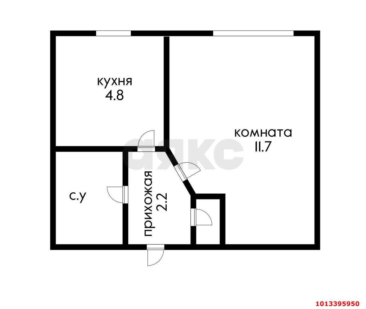 Фото №5: 1-комнатная квартира 21 м² - Краснодар, Фестивальный, ул. Красных Партизан, 1А