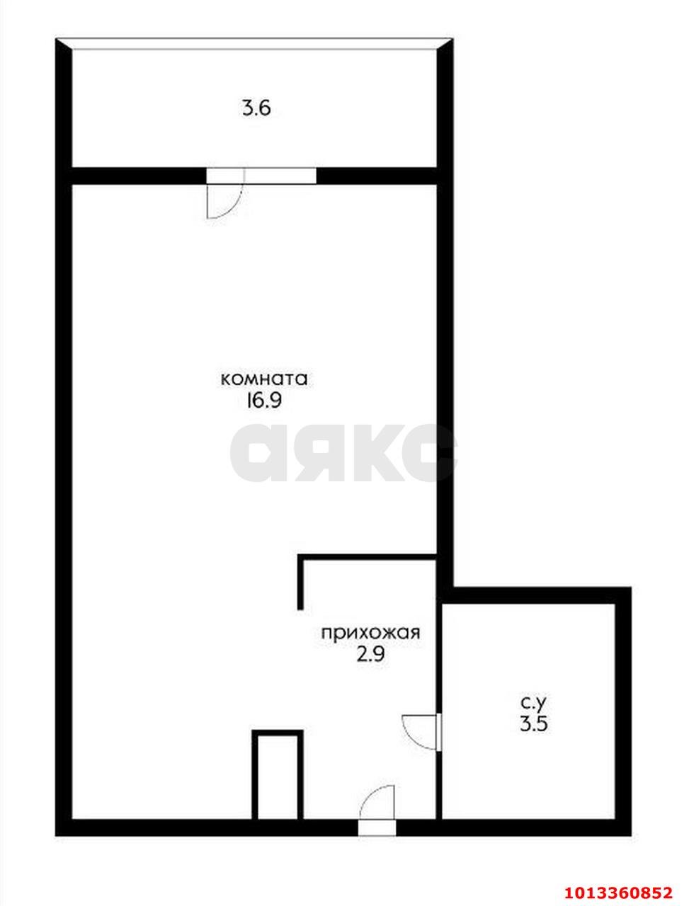 Фото №15: Студия 22 м² - Краснодар, Парк Победы, 