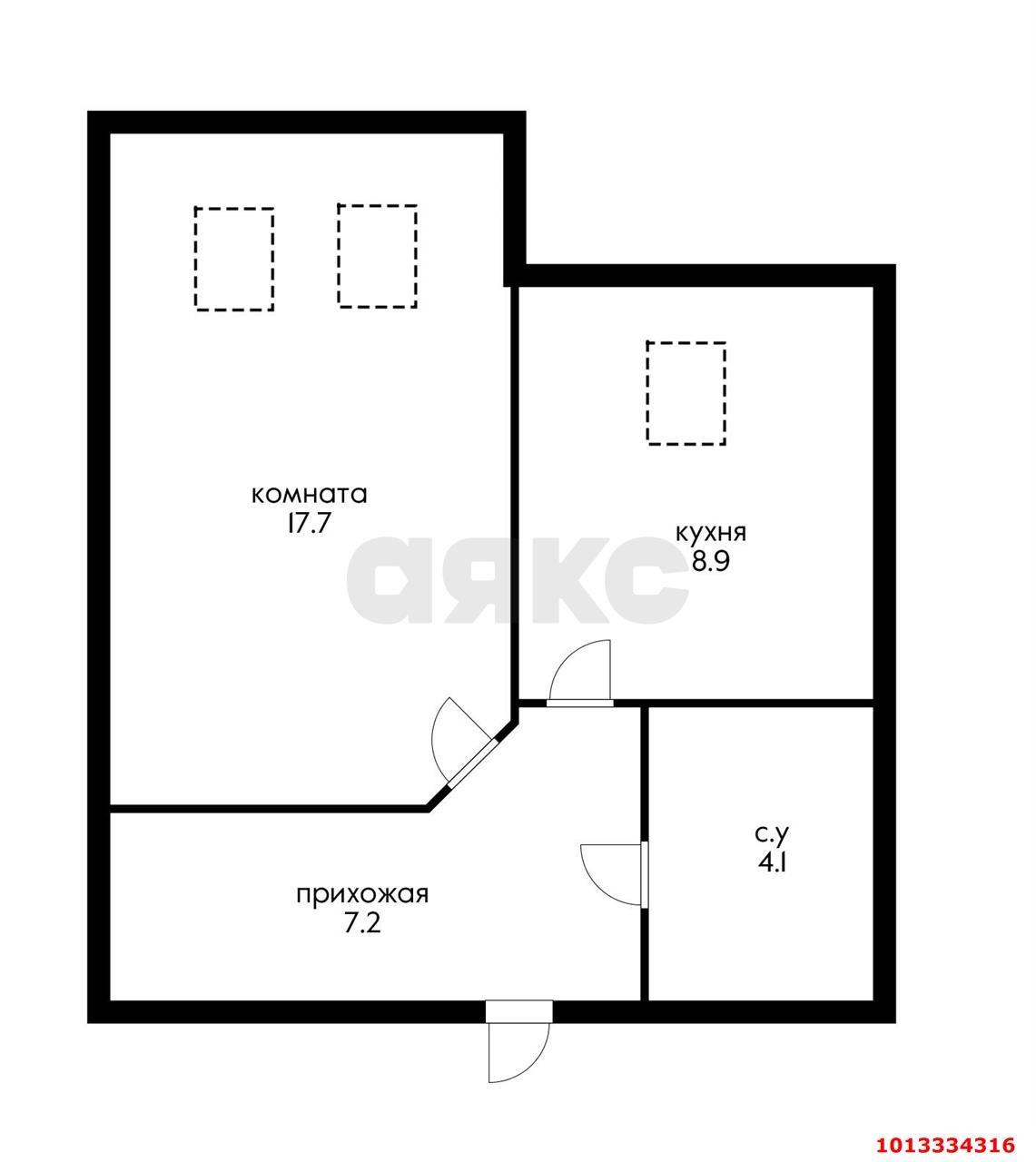 Фото №8: 1-комнатная квартира 36 м² - Краснодар, жилой комплекс Прованс, ул. Генерала Петрова, 15