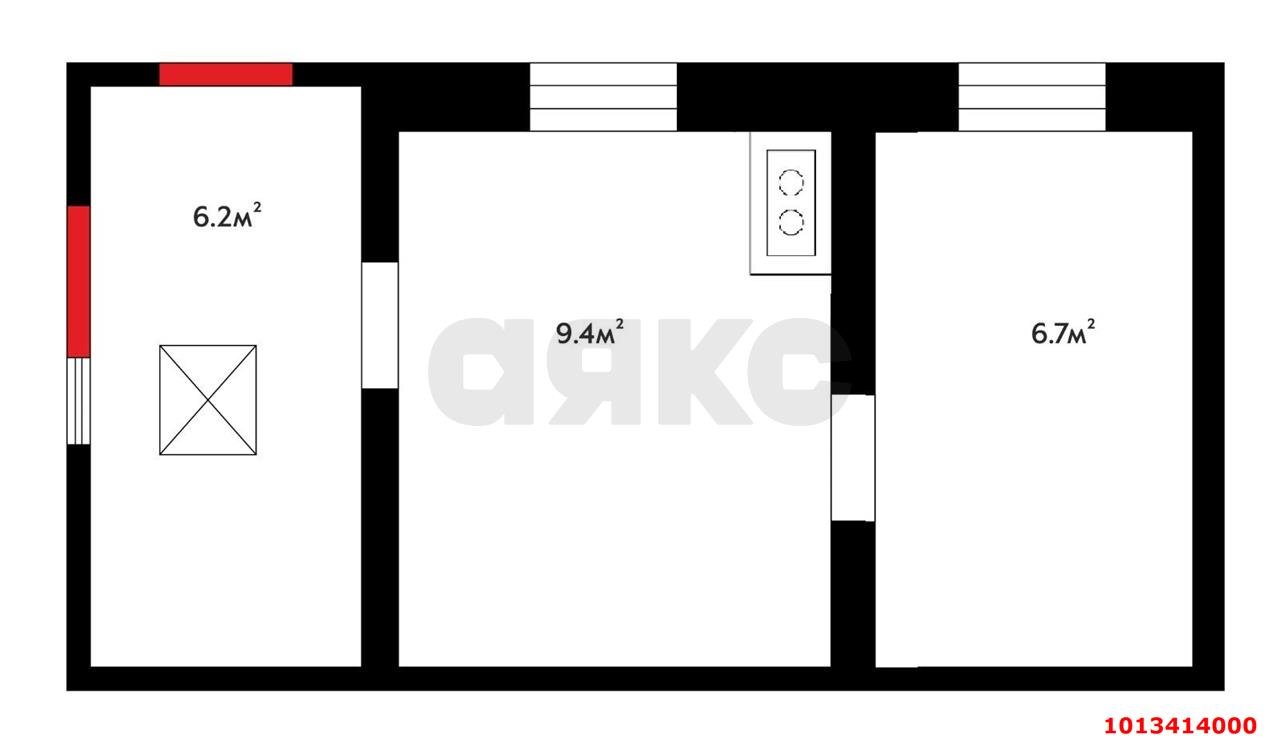 Фото №7: Часть дома 21 м² + 1 сот. - Краснодар, Центральный, ул. Будённого, 110