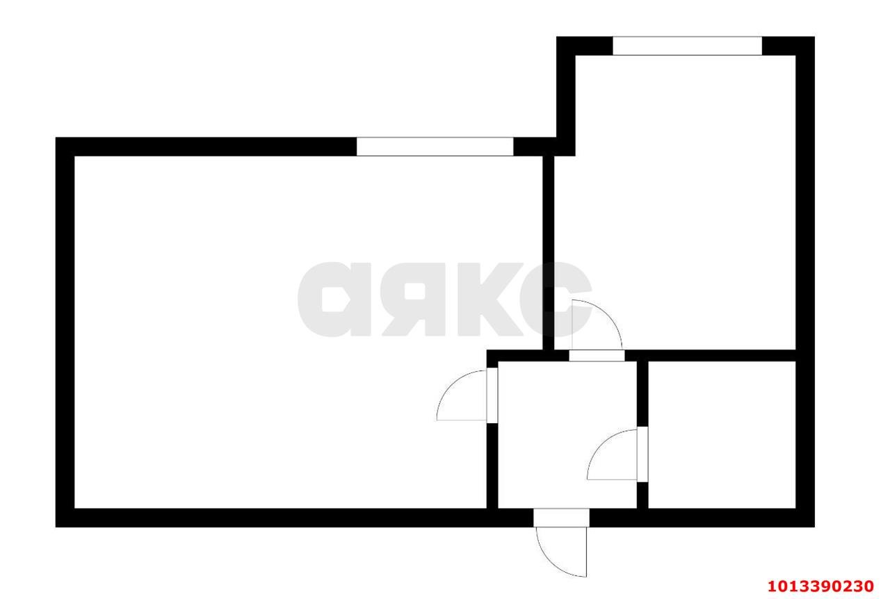 Фото №15: 1-комнатная квартира 36 м² - Краснодар, жилой комплекс Акварели-2, ул. Тепличная, 62/1к3