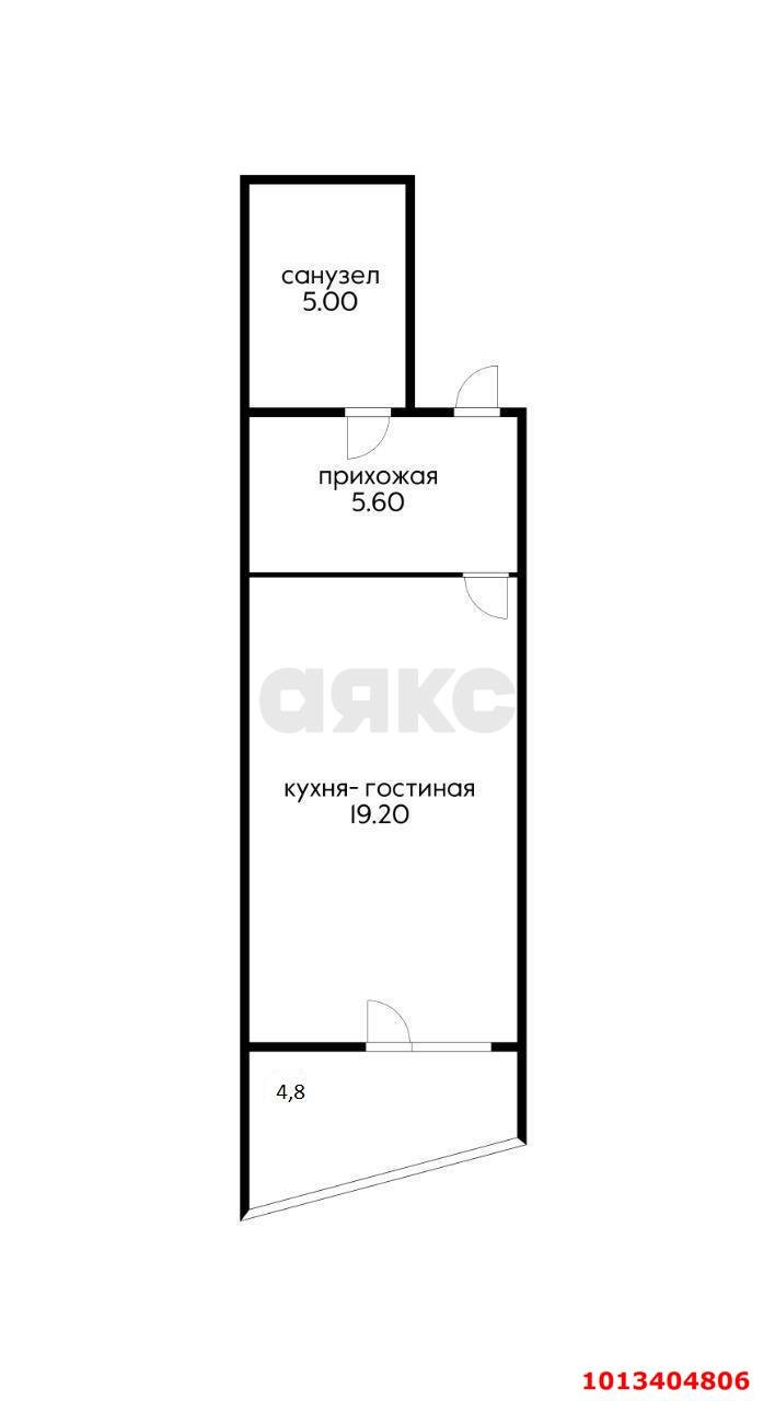 Фото №14: Студия 35 м² - Краснодар, жилой комплекс Сказка Град, ул. имени В.Н. Мачуги, 166к2