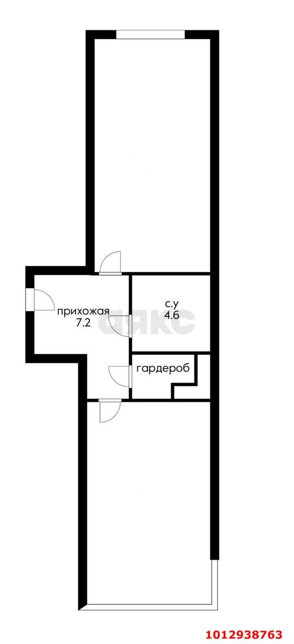 Фото №6: 1-комнатная квартира 52 м² - Краснодар, Центральный, ул. Береговая, 2к2