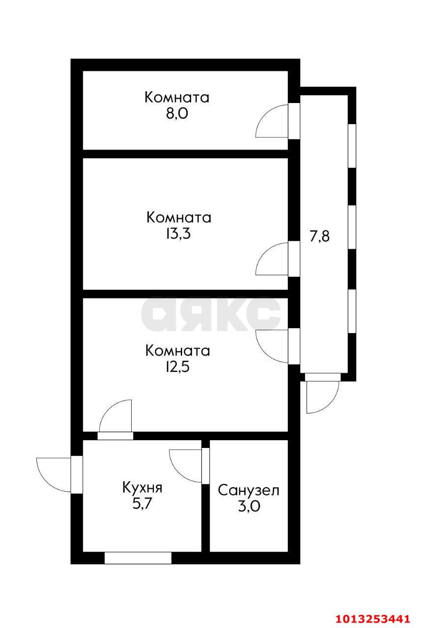 Фото №16: 3-комнатная квартира 60 м² - Ольгинка, ул. Приморская, 5