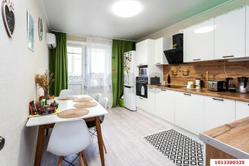 Фото №1: 3-комнатная квартира 77 м², 3/14 эт. - Краснодар, мкр. Молодёжный, ул. Душистая, 29