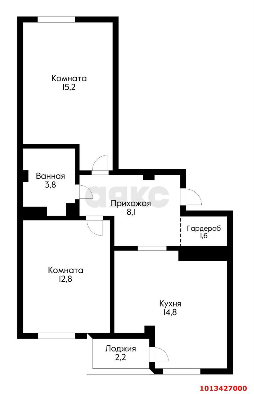 Фото №13: 2-комнатная квартира 58 м² - Краснодар, жилой комплекс Европа Клубный Квартал 6, ул. Античная, 10