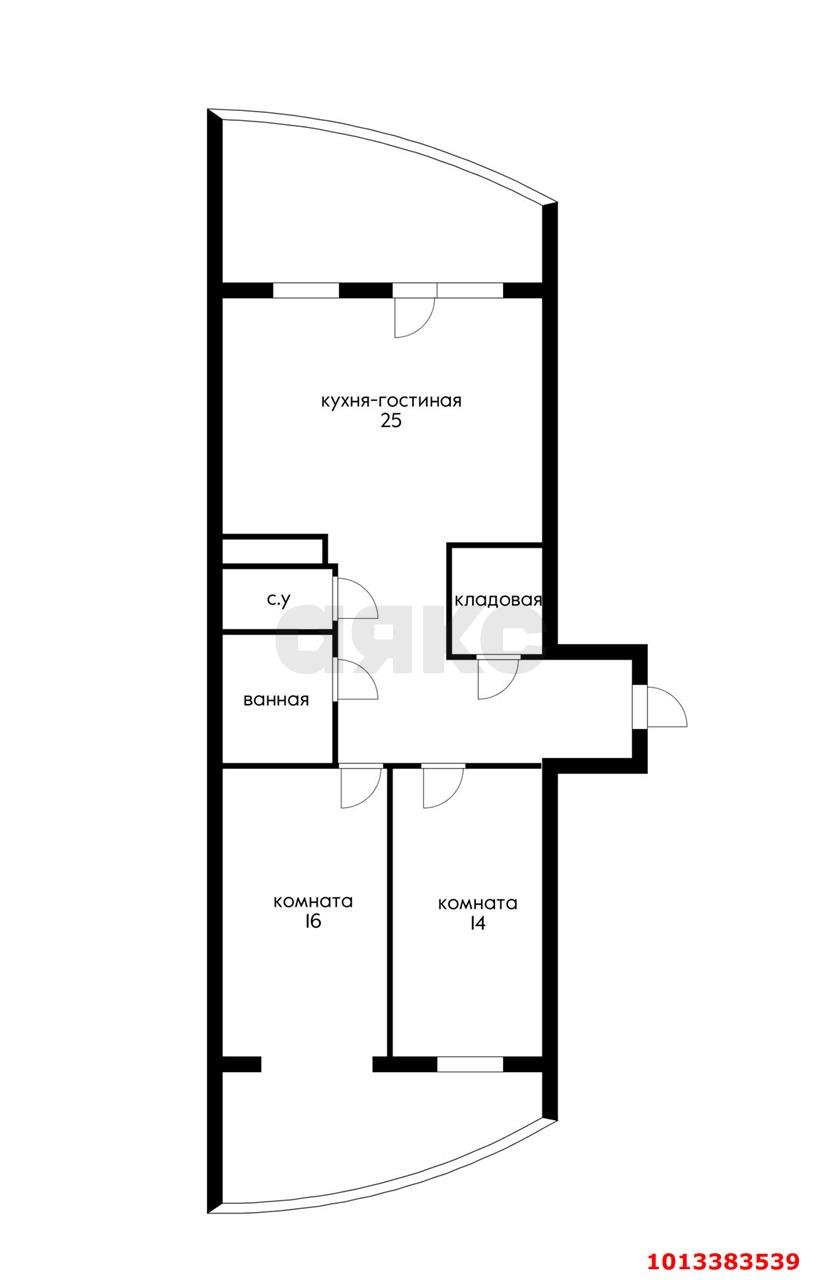 Фото №13: 2-комнатная квартира 102 м² - Краснодар, имени Петра Метальникова, 