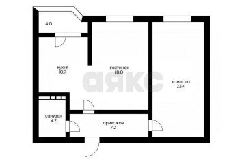 Фото №5: 2-комнатная квартира 67 м² - Краснодар, мкр. жилой комплекс Сказка Град, ул. имени В.Н. Мачуги, 166Ак1