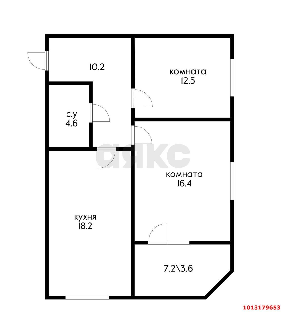 Фото №7: 2-комнатная квартира 61 м² - Краснодар, Любимово, 18/1