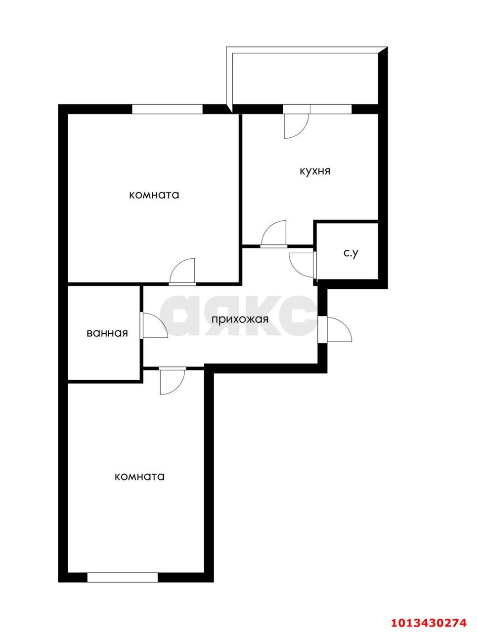 Фото №14: 2-комнатная квартира 60 м² - Краснодар, жилой комплекс Европа-Сити, ул. Античная, 6