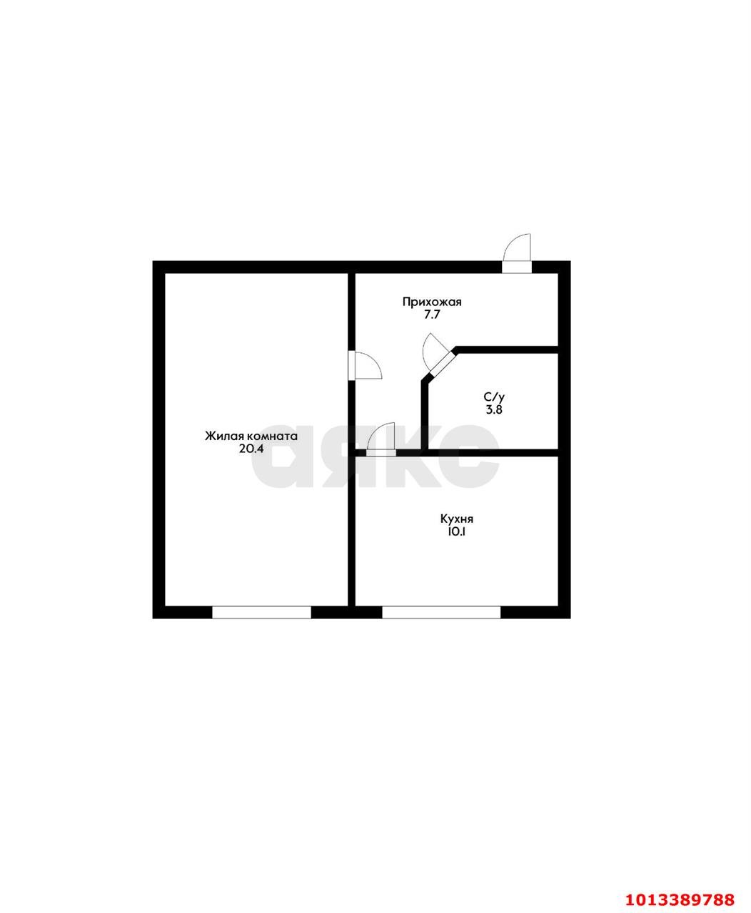 Фото №12: 1-комнатная квартира 43 м² - Краснодар, Ростовское Шоссе, ул. Московская, 97