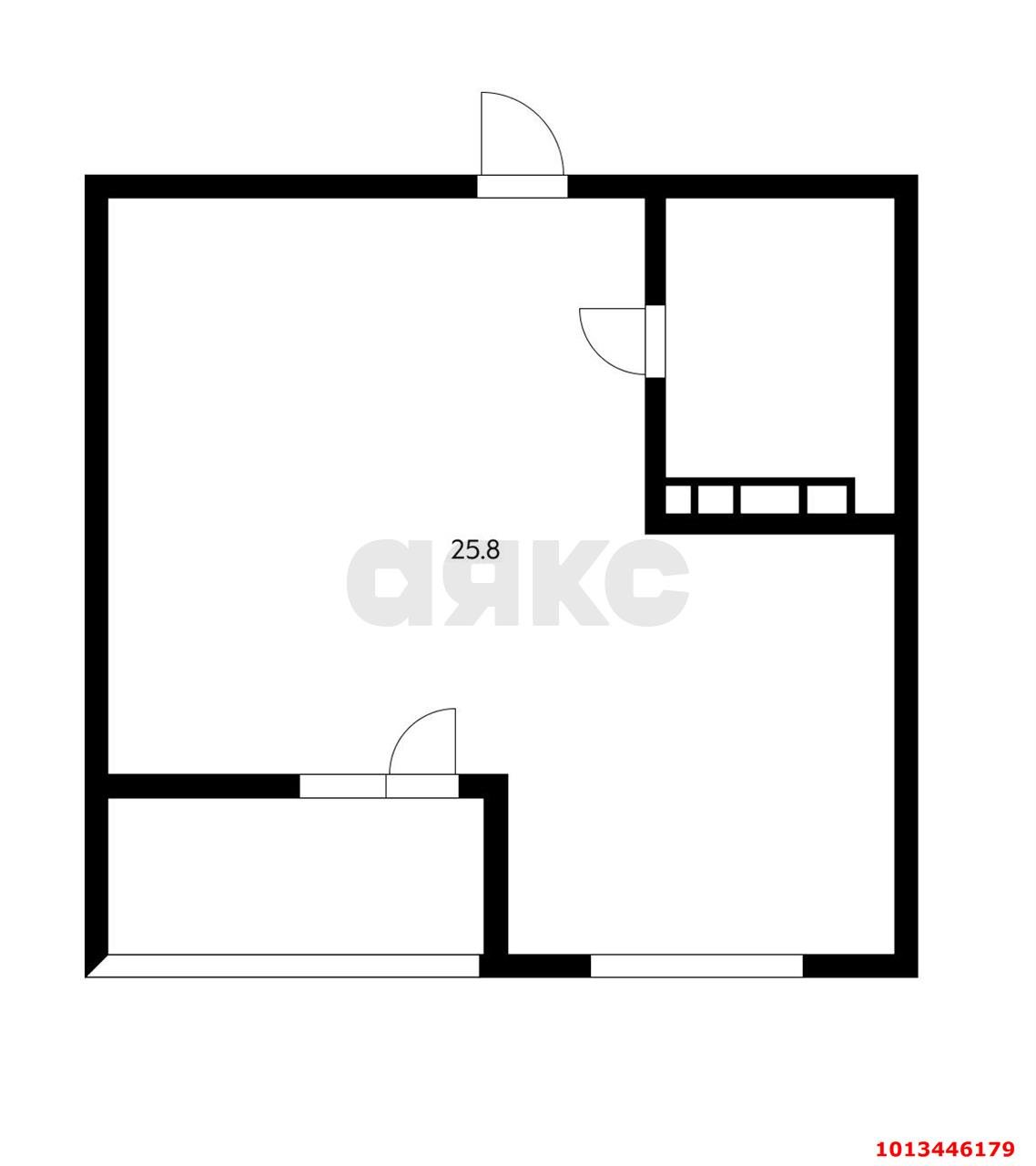 Фото №13: Студия 27 м² - Краснодар, Славянский, ул. Заполярная, 39к3