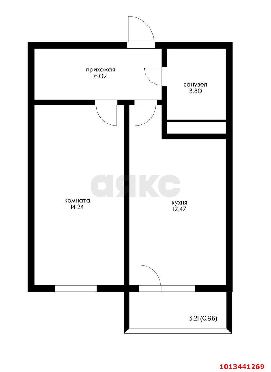 Фото №18: 1-комнатная квартира 40 м² - Краснодар, Гидростроителей, ул. Снесарева, 17/1к2