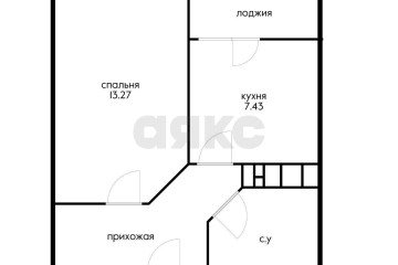 Фото №1: 1-комнатная квартира 31 м² - Яблоновский, мкр. жилой комплекс Портрет, ул. Луговая, 7А