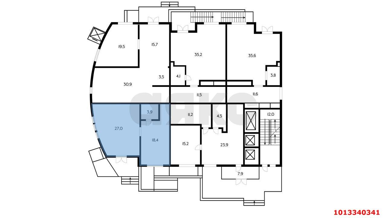 Фото №6: Торговое помещение 50 м² - Краснодар, жилой комплекс Фреш, ул. имени Валерия Гассия, 4/7к3