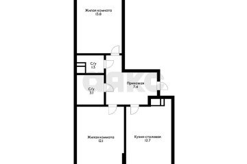 Фото №2: 2-комнатная квартира 54 м² - Краснодар, мкр. жилой комплекс Ракурс, ул. имени Героя Ростовского, 8