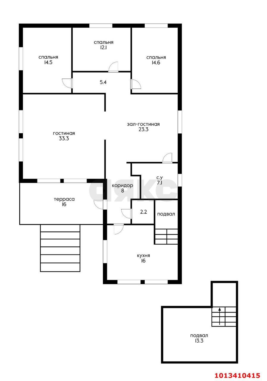 Фото №16: Дом 170 м² + 6.64 сот. - Краснодар, Сельскохозяйственный Институт, ул. Северная, 47