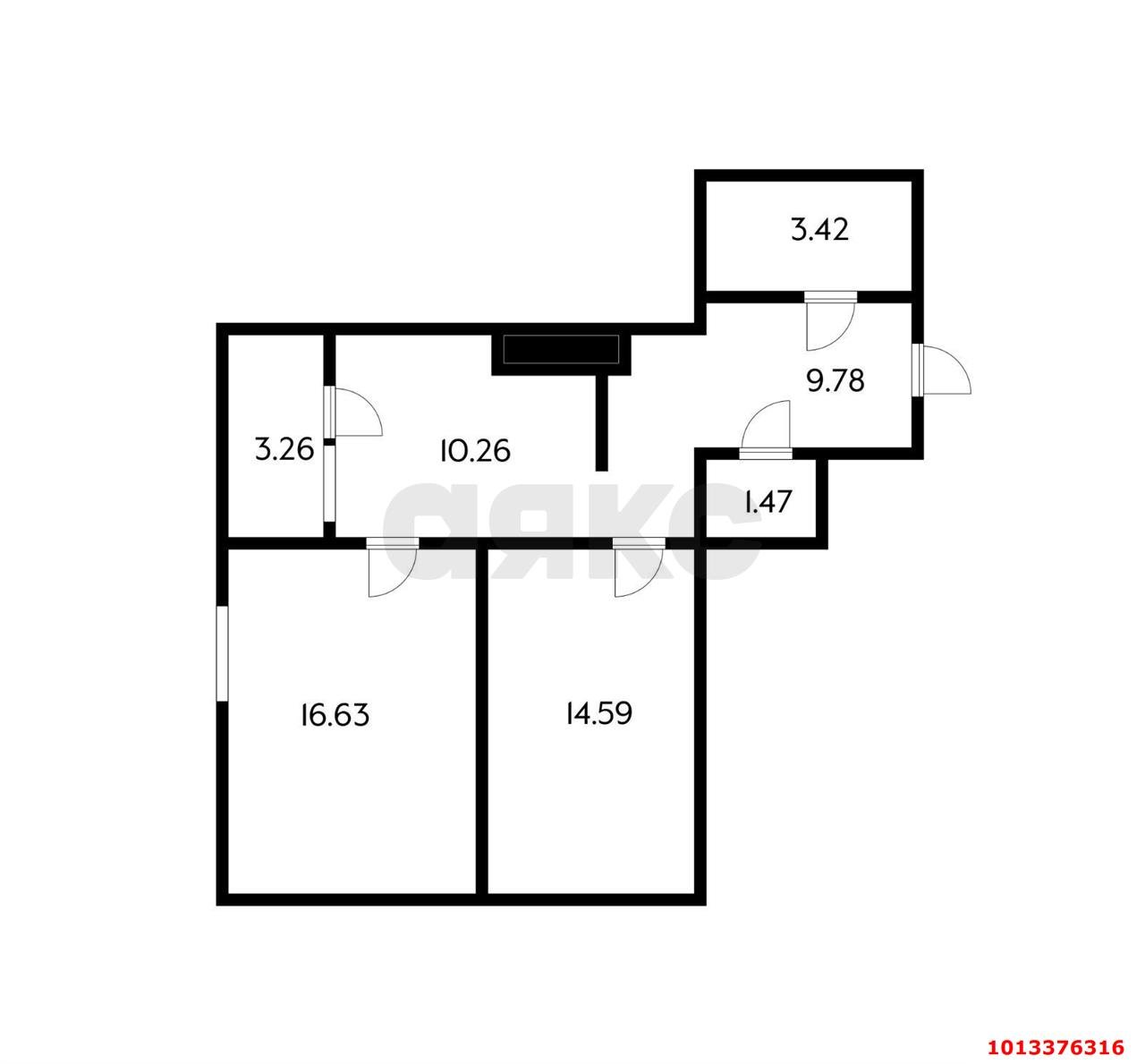 Фото №8: 2-комнатная квартира 58 м² - Краснодар, жилой комплекс Парусная Регата, ул. Автолюбителей, 1Дк1